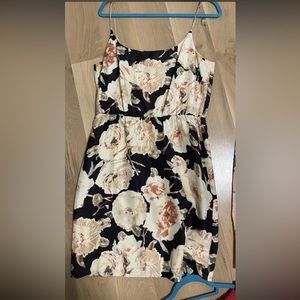 J Crew Factory Floral Silk Dress Sz 12
